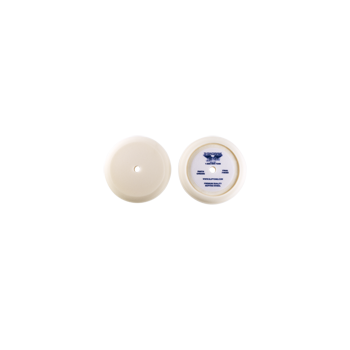 Foam Curved Edge Pads - Velcro™  White, finishing foam.