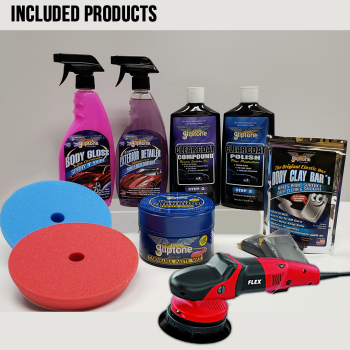 Gliptone Complete Restoration Kit, Featuring Flex Polisher!  