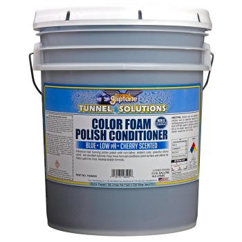 COLOR FOAM POLISH, LOW pH - BLUE 100 % BIODEGRADABLE 5 gallon