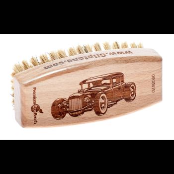 GT92560 Leather & Textile Cleaning Brush Hot Rod Car Design