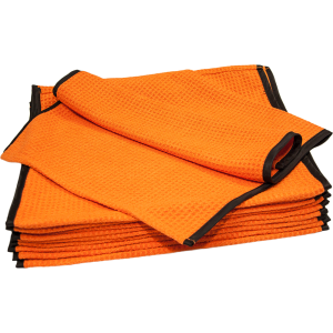 Softouch® Drying/Cleaning Waffle Microfiber Towels - 10 pk.
