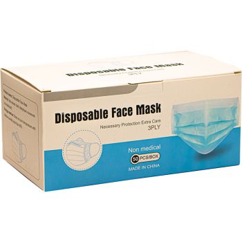 DISPOSABLE FACE MASK - 50 masks / Box