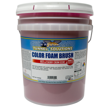 COLOR FOAM BRUSH RED W/ CHERRY CREAM SCENT - 100% BIODEGRADABLE 5 gallon