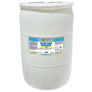 COLOR FOAM DETERGENT YELLOW- 100 % BIODEGRADABLE 55 gallon