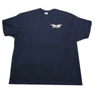 Gliptone T-Shirt, Navy Front 