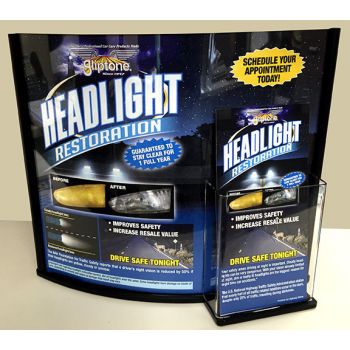 Headlight Restoration Service premium convex literature holder 