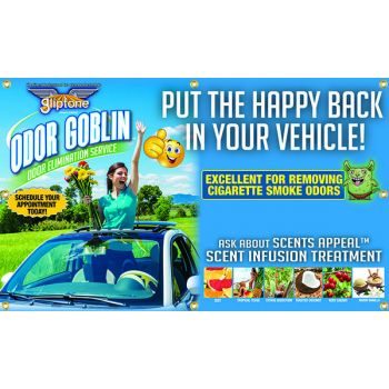 Banner- Odor Elimination 3' x 5' Outdoor Vinyl