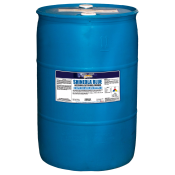 Shineola Blue Economical Ready to Use, Water Based Formula 55 gallon
