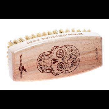 GT92570 Leather & Textile Cleaning Brush Sugar Skull Design