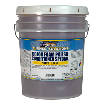 COLOR FOAM CONDITIONER SPECIAL, LOW pH - YELLOW 100 % BIODEGRADABLE 5 gallon