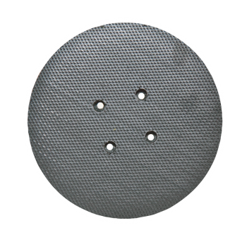 Velcro Backing Plate for Dewalt DW443 DA Machine. Flat 6” plate with 4 screw holes.